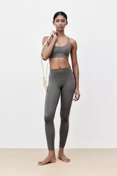Спортивные леггинсы из softmove H&M, серый