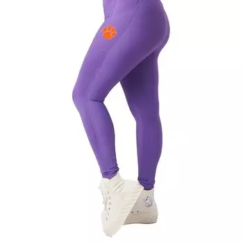Спортивные леггинсы KadyLuxe Clemson Tigers, фиолетовый
