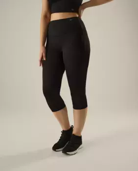 Спортивные леггинсы-капри с плоским животом Ysabel Mora, черный