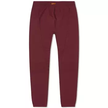 Спортивные леггинсы Off-white Stamp Logo Sports, красный