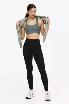 Спортивные леггинсы от shapemove H&M, черный