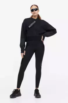 Спортивные леггинсы от shapemove H&M, черный