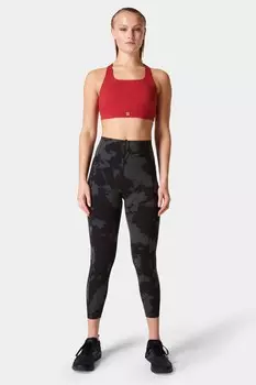 Спортивные леггинсы Power Ultrasculpt с завышенной талией Sweaty Betty, черный