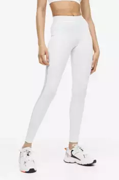 Спортивные леггинсы с карманами от drymove H&M, белый