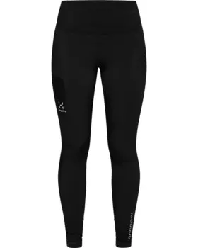 Спортивные леггинсы, зимние колготки Haglfs, черный