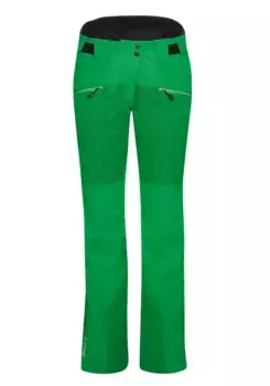 Спортивные лыжные брюки Maier "Dammkar Pants W", теплые, водонепроницаемые, с утеплителем, для самых высоких требований Maier Sports, зеленый