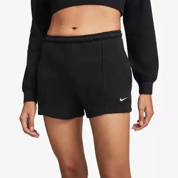 Спортивные махровые шорты Nike, черный