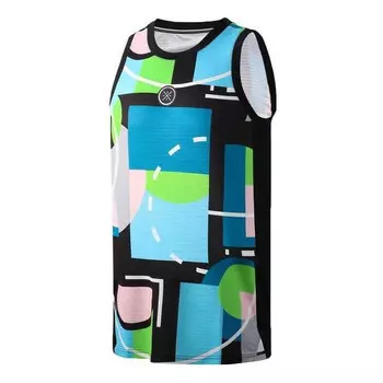 Спортивные майки с цветными блоками для тренировок Li-Ning, черный
