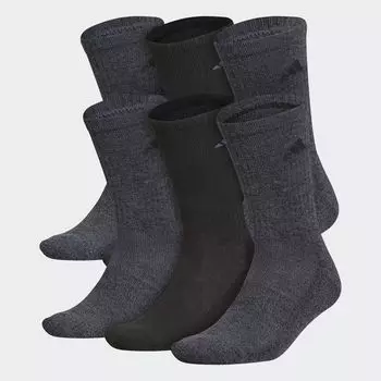 Спортивные мягкие носки, 6 пар Adidas, Black