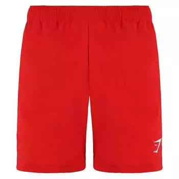 Спортивные мужские красные шорты Gymshark, красный