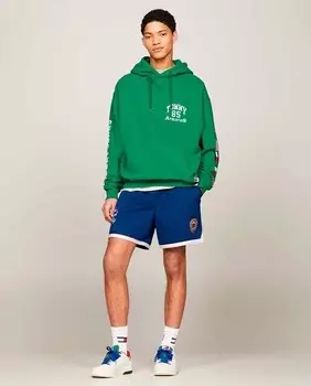 Спортивные мужские шорты в стиле ретро для международных игр Tommy Jeans, синий