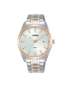 Спортивные мужские женские часы RH980PX9 со стальным и серебряным ремешком Lorus, серебро