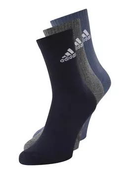 Спортивные носки ADIDAS SPORTSWEAR Athletic Socks, цвет sapphire/grey/black