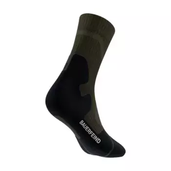 Спортивные носки Bauerfeind "Outdoor Merino Compression Socks", зеленый