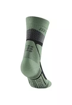 Спортивные носки COMPRESSION HIKING MAX CUSHION MID CUT MADE IN GERMANY CEP, зеленый