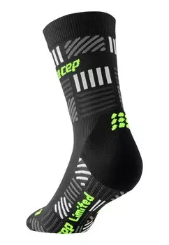 Спортивные носки COMPRESSION MID CUT THE RUN LIMITED CEP, черный
