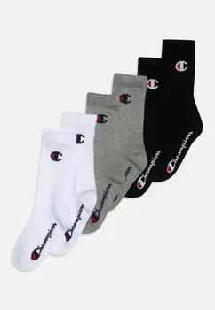 Спортивные носки Crew Unisex 6 Пакетов Champion, цвет schwarz/grau/wei