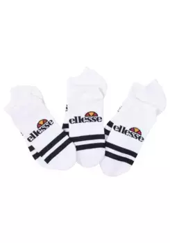 Спортивные носки Ellesse (3 пары в упаковке) с контрастными полосками, белый