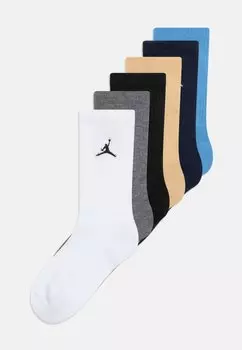 Спортивные носки Everyday Essentials Crew 6 Pack Jordan, цвет obsidian