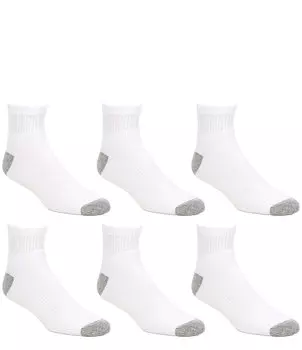 Спортивные носки Gold Label Roundtree & Yorke Quarter, 6 шт., белый