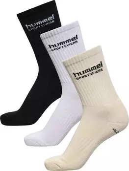 Спортивные носки Hummel, цвет Beige/Black/White