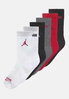 Спортивные носки Legend Crew 6 Pack Jordan, цвет gym red/black
