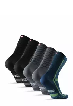 Спортивные носки LONG DISTANCE 5 PACK Danish Endurance, серый