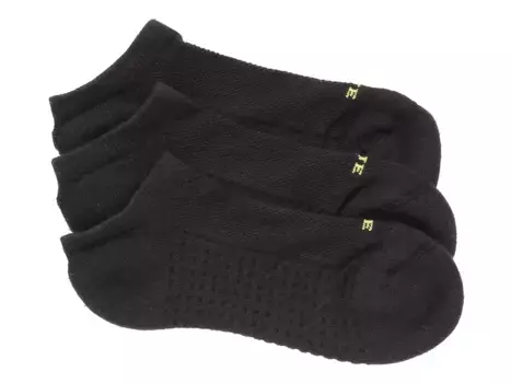 Спортивные носки-невидимки с воздушной подушкой - набор из 3 пар Hue, Black