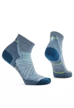 Спортивные носки Run Zero Cushion Ankle Smartwool, оловянно-синие
