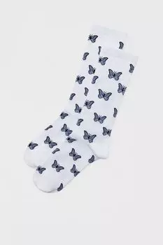 Спортивные носки с бабочками PULL&amp;BEAR