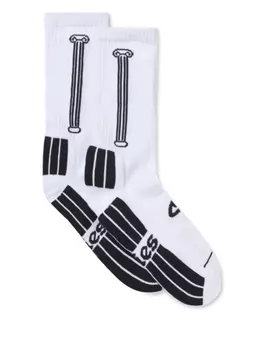 Спортивные носки с графическим принтом Aries, белый