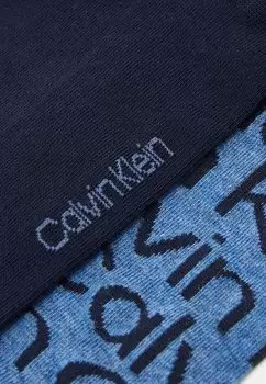 Спортивные носки Sneaker All Over Print 2 Pack Calvin Klein, средний деним