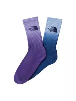 Спортивные носки THE NORTH FACE EVERYDAY CREW, цвет Turquoise/Dark purple
