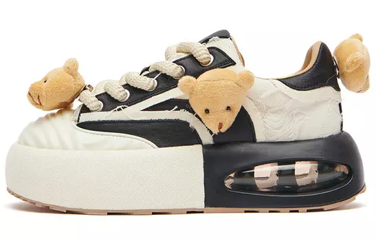 Спортивные парковые туфли на платформе женские низкие черные Keddo