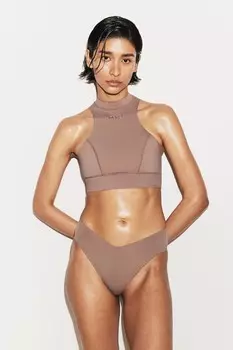 Спортивные плавки бикини из акваланга H&M, бежевый