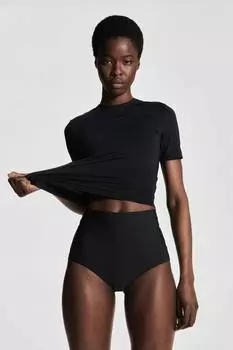 Спортивные плавки бикини с лайкрой H&M, черный