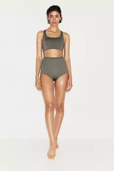 Спортивные плавки бикини, шорты H&M, зеленый