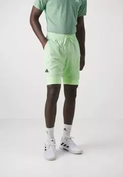 Спортивные шорты 2-In-1 Shorts Adidas, цвет semi green spark/green spark