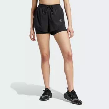 Спортивные шорты 2-в-1 by Stella McCartney TruePurpose Adidas, цвет Black
