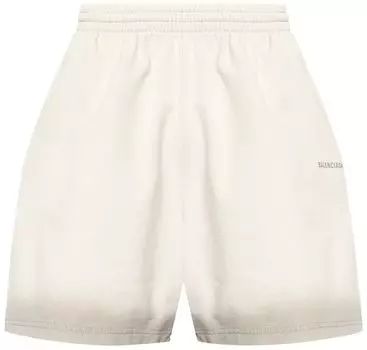 Спортивные шорты Balenciaga Sweatshorts 'Off White', белый