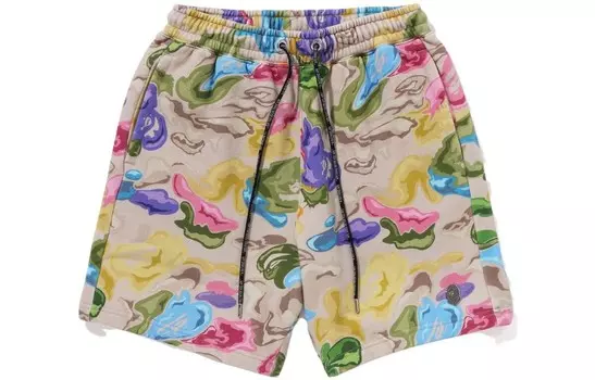 Спортивные шорты BAPE Art Camo A Bathing Ape, цвет Multicolor