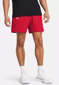 Спортивные шорты Baseline Under Armour, цвет red / white / white