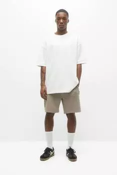 Спортивные шорты-бермуды из пике с молниями Pull&Bear