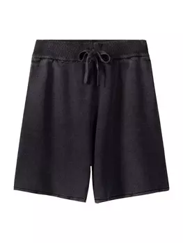 Спортивные шорты Bershka Loose fit Pants, черный деним