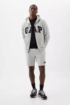 Спортивные шорты без застежки с логотипом Gap, серый