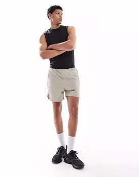 Спортивные шорты Born Living Yoga Malaui грибно-коричневого цвета