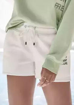 Спортивные шорты Buffalo "короткие брюки" с эффектным принтом, одежда для дома, белый