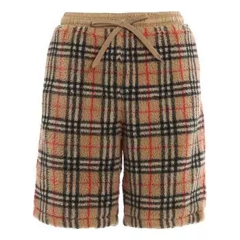 Спортивные шорты Burberry Other Plaid Patterns Printed Pants, коричневый