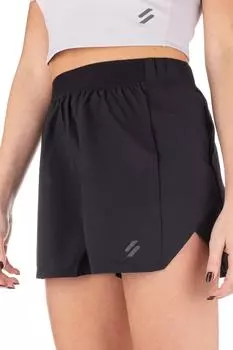 Спортивные шорты - черные - нормальная талия SUPERDRY, черный