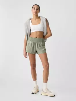 Спортивные шорты для бега Gap, зеленый
